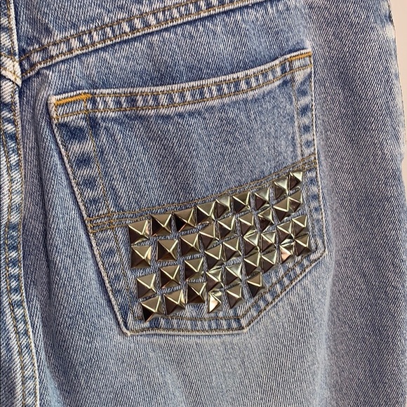 Vintage Express Jean Shorts Embellished Plus 14 - Picture 8 of 14